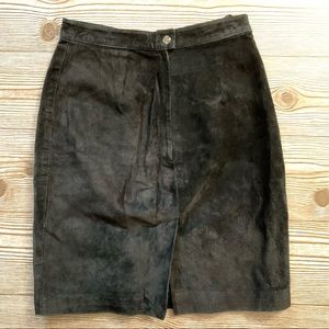 Global Identity G-III Vintage Leather Suede Skirt